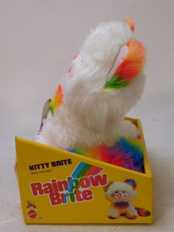 imagesivefound's tweet photo. Rainbow Brite "Kitty Brite" plush doll, Hallmark Cards, produced by Mattel, 1983 https://t.co/hfZobWRhwe