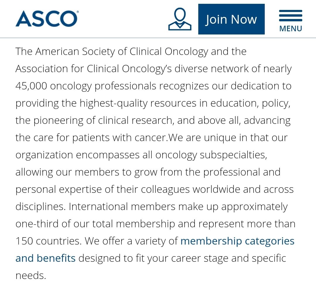 #TILS  $TLSA - Backers:ASCO is the leading authority in oncology. An endorsement from ASCO (especially on a diagnostic like this that DOES NOT REQUIRE FDA) is worth gold.Further, the independent verification is said to be from the prestigious Royal Marsden.Cont.