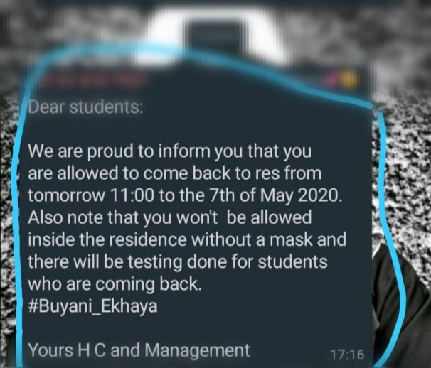 University of Johannesburg tweet media