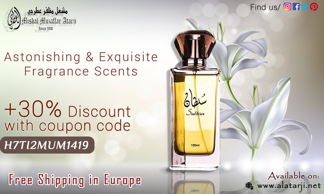 AlatarjiN's tweet photo. 👉🏻Astonishing & Exquisite Fragrance Scents
🙋🏻Get 30% discount and FREE shipping in Europe!
🌐https://t.co/GY0CNjEO4M
#alatarji #perfumecollection #perfumesimportados #perfumelovers #scent #perfumeaddict #perfumeshop #perfumery #scentoftheday #perfumesfemininos #freshperfume https://t.co/9tXgbmfWqf