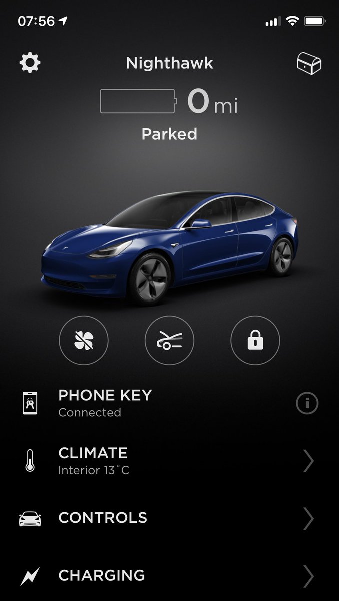 OwenHardin's tweet image. Oh that’s helpful! Battery depleted from 140m range to 0 overnight! #teslaserviceissues #tesla @Tesla @ghost_scot