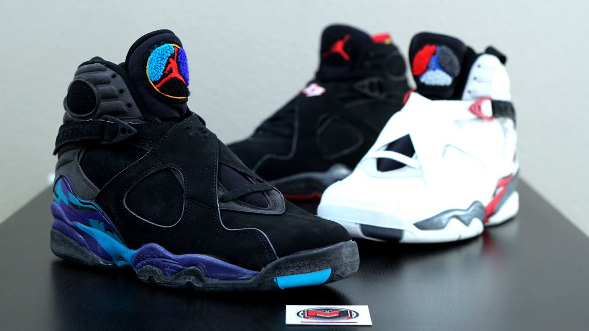 sneakerheadgame's tweet photo. The very first Air Jordan 8 - 1993
 
Remembered by fans as the shoe that helped Mike complete the first 3-Peat run by the Bulls.
 
If the AJ8 gave you superpowers what would they be?
 
#sneakerheadgame #sneakerhead #indiegame  #sneakers #AJ8 #nike #airjordan https://t.co/EF8jCDFSeP