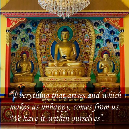 '“Everything that arises and which  makes us unhappy, comes from us. We have it within ourselves”.

 Limitless Compassion. A way of Life  ~ Choje Akong Tulku Rinpoche~

#compassion #buddhism #dharma  #mindtraining