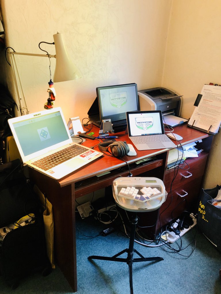 Usually travel up and down the motorways providing #captions #speechtotext; when #workingfromhome it’s just up and down the stairs to my office.  #DeafAwarenessWeek #COVID19  #access #Captioning #StayHomeSaveLives