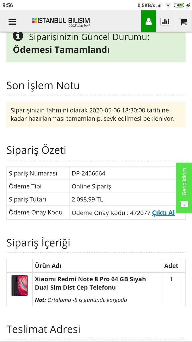 SMurathanoglu's tweet photo. @istanbulbilisim arkadaş kargoya vermek için -5 gün kaldı nedir adamlar resmen çıkmaz ayın son çarşambası mı demek istiyor böyle göz göre göre dolandırma mı olur insafsızlar bu gün son gönderdiniz gönderdiniz savcılığa suç duyurusunda bulanacağım 
@ticaret 
@HMBakanligi https://t.co/FoVKltnsUU