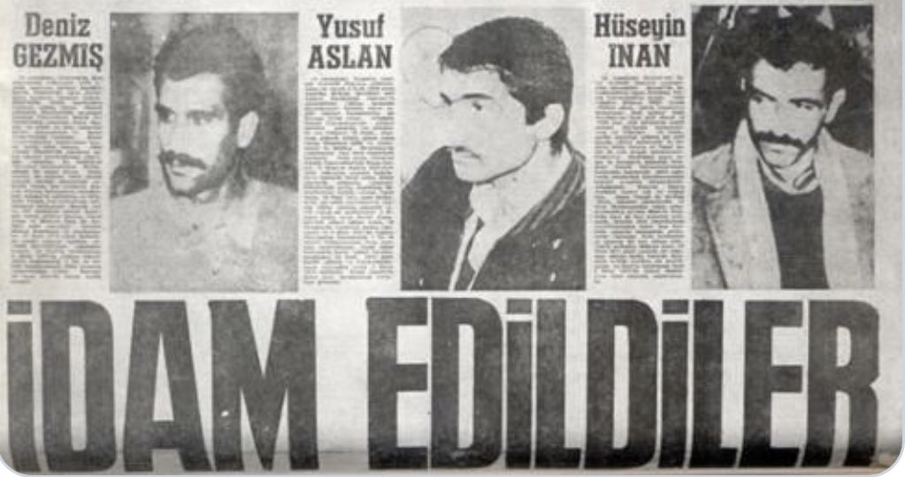Üç fidan bedenen aramızda olmayabilir. Fikirleri asla ölmeyecek. Türkiye cumhuriyeti için hayatları pahasına mücadele verdiler. 

#DenizGezmiş✌️ 
#Hüseyinİnan✌️
#YusufAslan✌️

#ÜçFidanÜçYürek Sevgiyle,Saygıyla ,Rahmetle

#SAVARONA