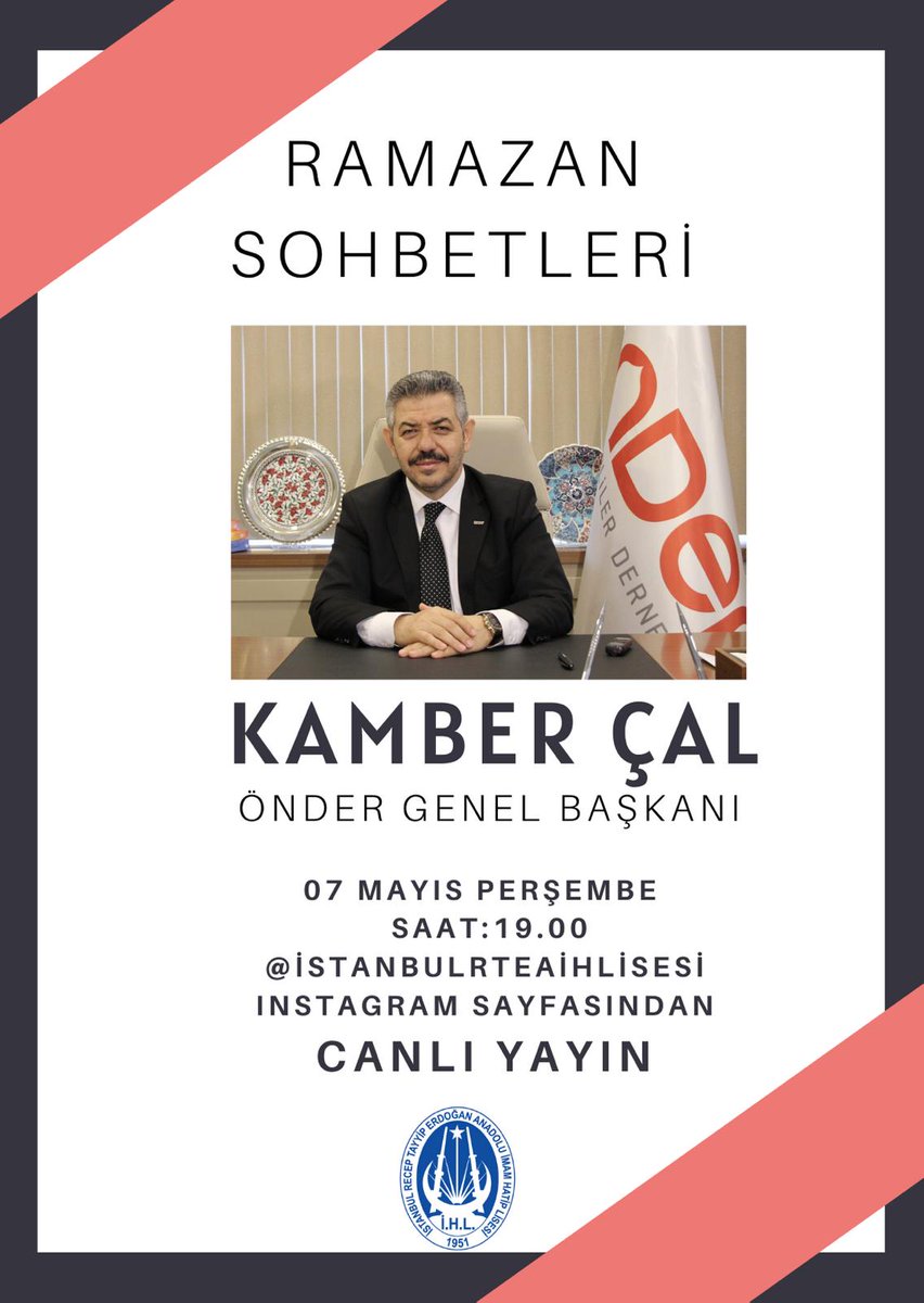 İstanbul Recep Tayyip Erdoğan AİHL (@fatihaihl) on Twitter photo Yarın ÖNDER Başkanı Kamber ÇAL'ı okulumuz instagram hesabında canlı yayında misafir ediyoruz.
<a href="/meb_dinogretimi/">MEB Din Öğretimi Genel Müdürlüğü</a>
<a href="/istanbulilmem/">İstanbul İl Millî Eğitim Müdürlüğü</a>
<a href="/FatihilceMEM/">Fatih İlçe Millî Eğitim Müdürlüğü</a>
<a href="/onderihl/">ÖNDER</a>
<a href="/kambercal1/">Kamber Çal</a> Yarın ÖNDER Başkanı Kamber ÇAL'ı okulumuz instagram hesabında canlı yayında misafir ediyoruz.
<a href="/meb_dinogretimi/">MEB Din Öğretimi Genel Müdürlüğü</a>
<a href="/istanbulilmem/">İstanbul İl Millî Eğitim Müdürlüğü</a>
<a href="/FatihilceMEM/">Fatih İlçe Millî Eğitim Müdürlüğü</a>
<a href="/onderihl/">ÖNDER</a>
<a href="/kambercal1/">Kamber Çal</a>