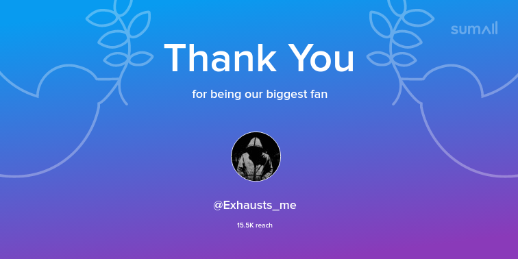 message377's tweet image. Our biggest fans this week: Exhausts_me. Thank you! via bounce.house/?utm_source=su…