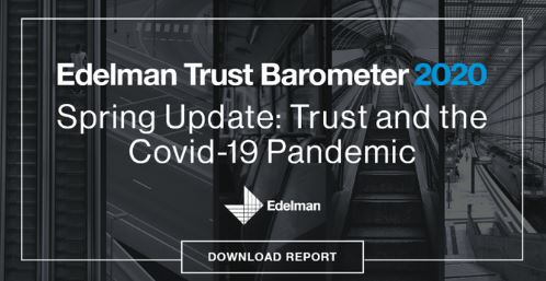 edelmanireland's tweet photo. We’ve released our 2020 Edelman #TrustBarometer Spring Update: Trust and the #Covid19 Pandemic. Discover the findings: https://t.co/B2PeMl71hM https://t.co/nzc0sXTBpM
