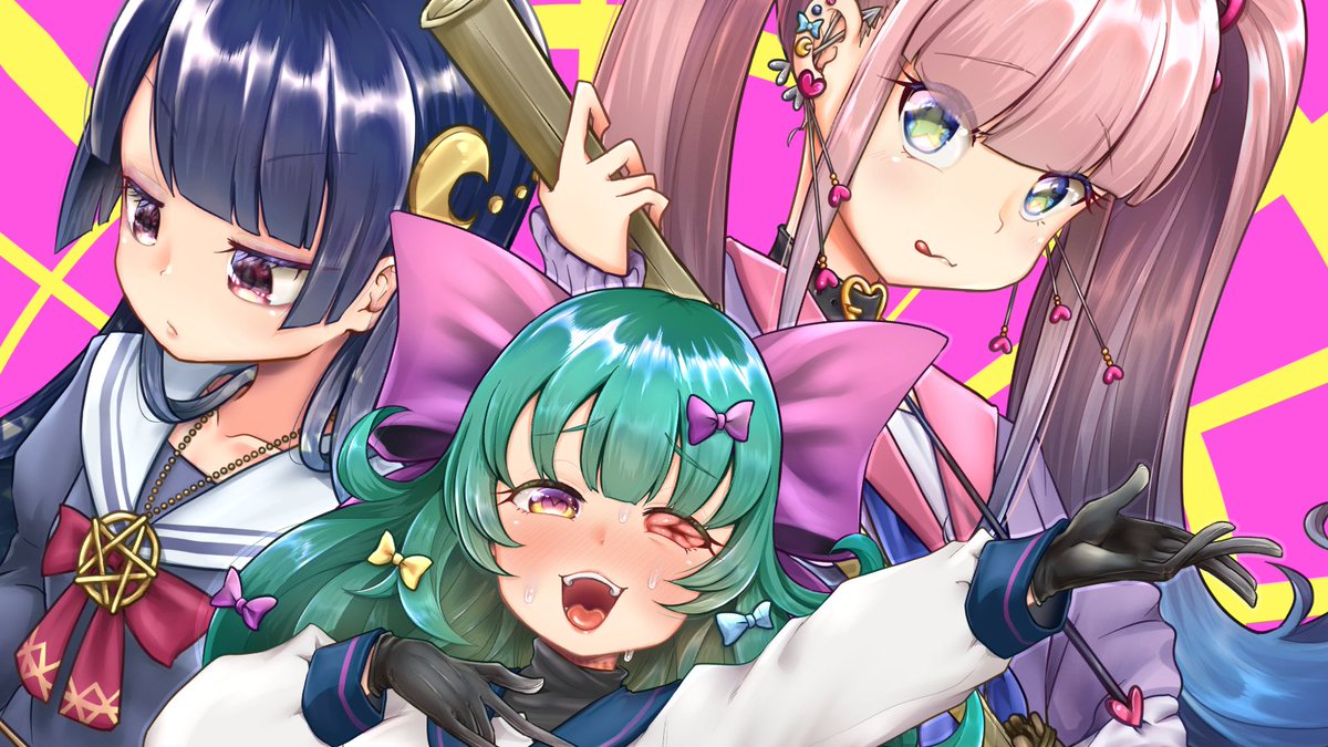 生きてるだけでラリハッピー!
だけどまだまだ物足りない!!だって女の子だもん♥
もっといっぱい!一緒に楽しい音を奏でよう!!🌈✨ #架空バンドT展 