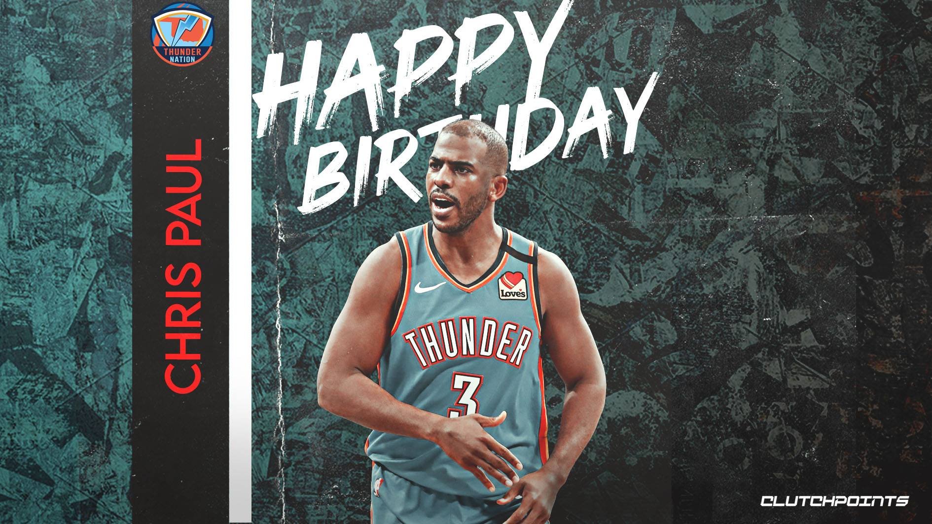 Join Thunder Nation in wishing Chris Paul a happy 35th birthday!  