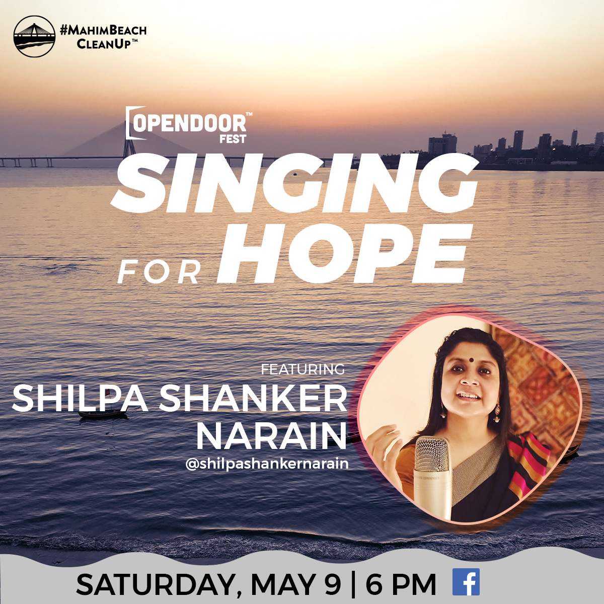 mahimbeach's tweet photo. Week 5 of our ‘Singing for Hope’ series will feature Dhrupad vocalist @ShilpaShankNar. A disciple of Dhrupad maestros Gundecha brothers, she’s one of the few female artists practicing Dhrupad as a vocal art form.
Watch her live on our FB page on Saturday, May 9th at 6 PM. https://t.co/p8PcVVz1LD