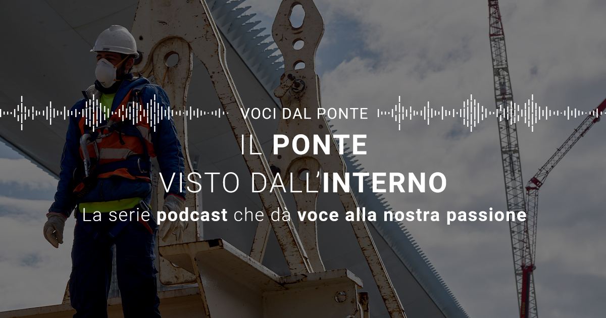 Webuild_Group's tweet photo. #VociDalPonte: realizzare #PonteGenova è stato possibile grazie a uomini e donne fuori dal comune per tenacia e senso di responsabilità. Scopriamolo il cantiere dalla prospettiva di chi ha reso possibile l'impossibile. #WeBuildStories Ascolta il podcast ➡️https://t.co/ReOpt6bnyS https://t.co/lSmtJCmoQ9