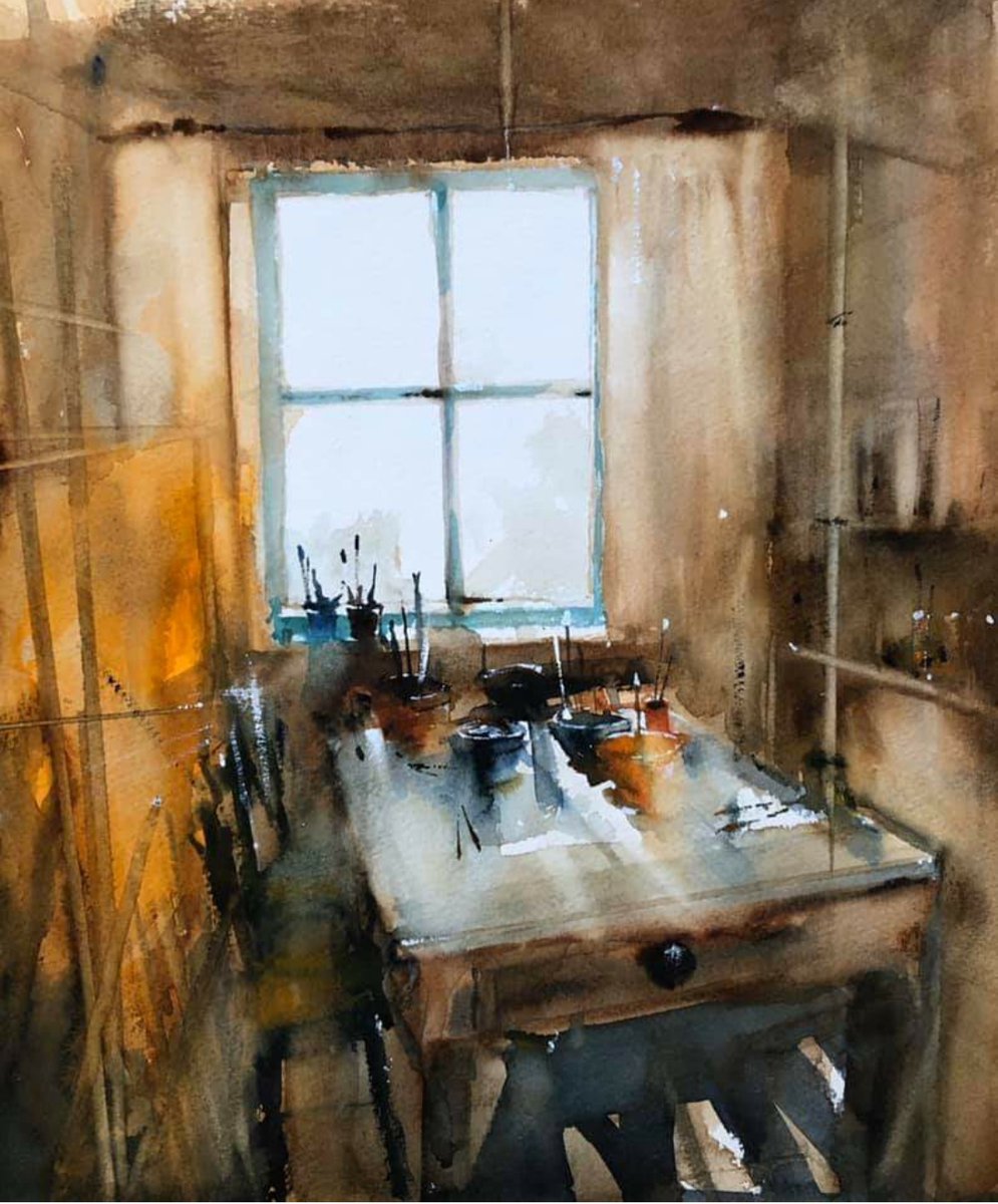 Lockdown Painting no 24 by David Norman SWAc #swacart #watercolor