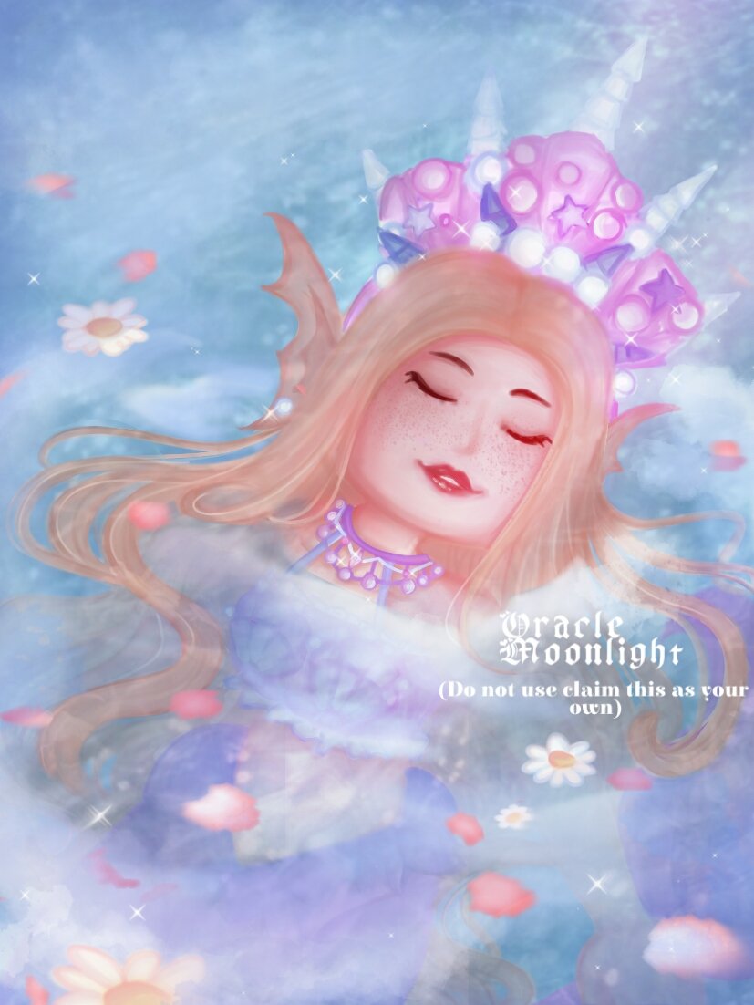 OracleMoonlight's tweet image. Mermaid Queen👑🌸
@nightbarbie 
#OracleMoonlightArt #RHArt