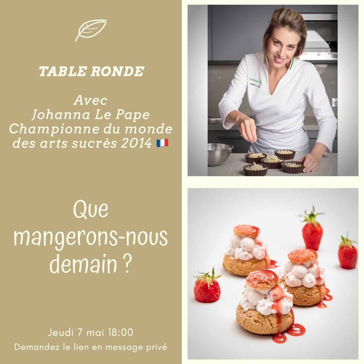 Petite visio sympathique avec #johannalepape