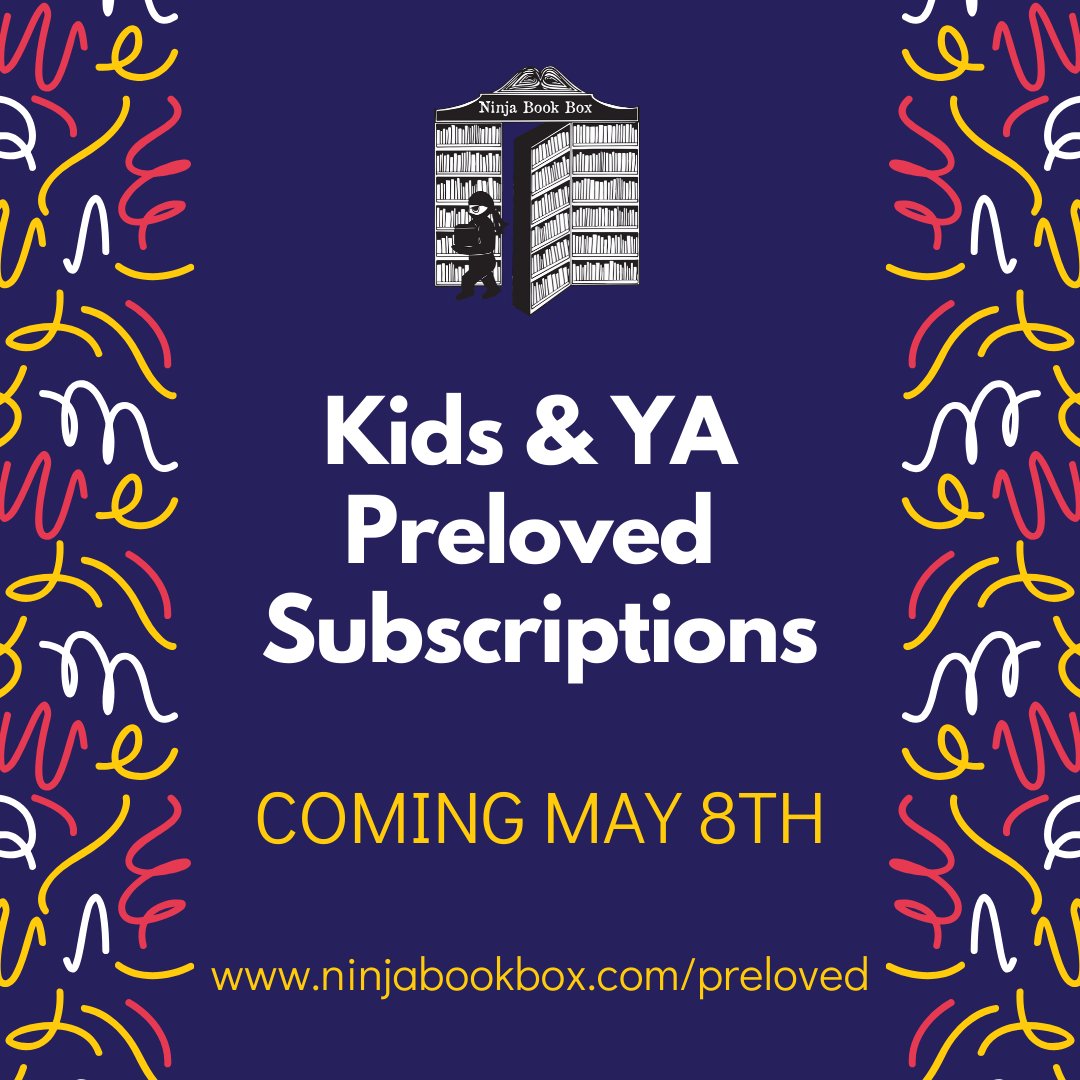 NinjaBookBox's tweet image. A very exciting new thing is coming on Friday... 

ninjabookbox.com/preloved 

#prelovedbooks #booksubscriptions #prelovedbooksubscription