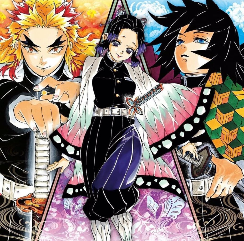 ᵕ ˏˋ アヤ テック ˎˊ ᵕ Auf Twitter Shinobu Be Like This Is My Boyfriend His Name Is Giyuu This Is Also My Boyfriend His Name Is Kyojuro