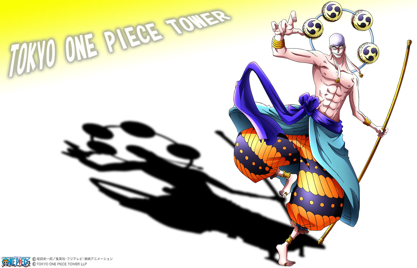 麦わらストア東京ワンピースタワー店 公式 麦わらストア東京ワンピースタワー店アーカイブ 第6回one Piece キャラクター人気投票 の上位キャラをデザインした際のエネルをご紹介 18年1月より様々なランキングキャラのグッズが順次展開されまし