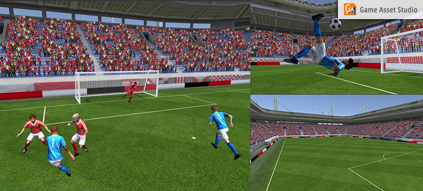 gameassetstudio's tweet image. #GameAssetStore introduces Soccer Players &amp;amp; Stadiums Pack w/ high quality, realistic 3D models &amp;amp; rich motions! Everything you need for your own soccer game are included! #unity3d #gameassets
assetstore.unity.com/packages/3d/ch…