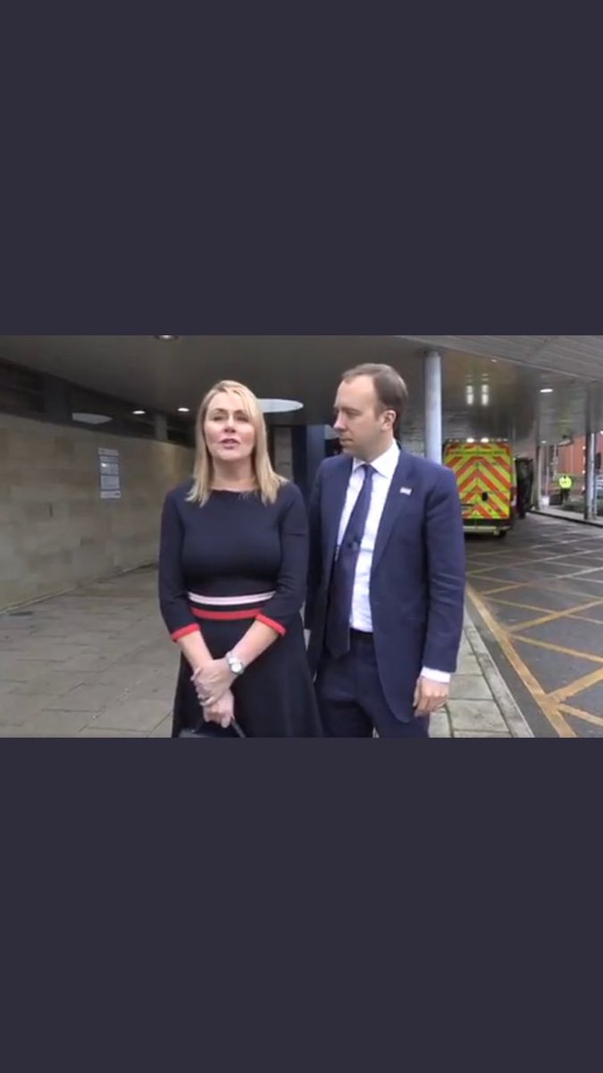 TheSecretNurse1's tweet photo. Here’s a picture of @MattHancock watching her tone 👀. https://t.co/v6fn59XbCE