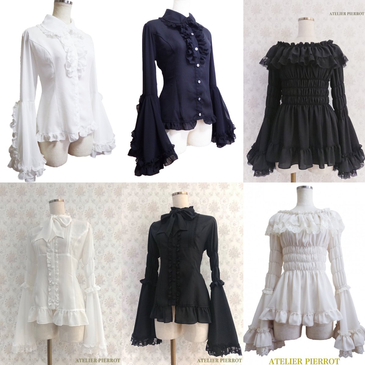 ヴァレリス　アトリエピエロ　ブラウス　白　美品 🌼オススメブラウス🌼 【ATELIER-PIERROT】 アトリエピエロのブラウス