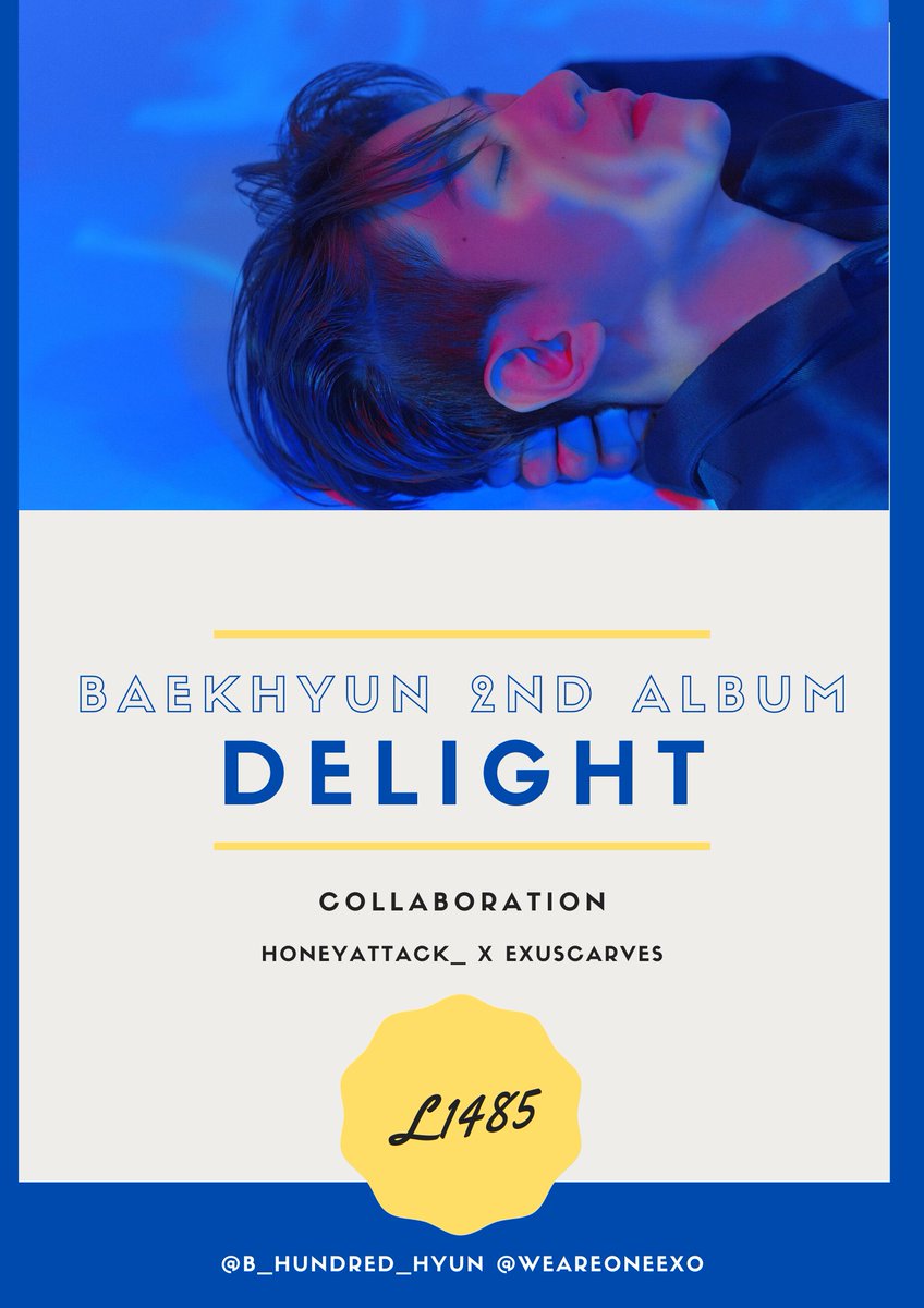 byunbaeknad's tweet photo. Baekhyun 2nd Album Group Order

🎆@honeyattack_ x @exuscarves 🦋

🍓🐶Freegifts 🐶🍓
1 album = 1 lanyard
2 album = 1 lanyard + button badge
3 album = TBA

1 album = RM 84 inc local postage (without poster in tube)
RM 88 inc local postage (with poster in tube)

Dm to order 🦋 https://t.co/OeVOlQeQXK