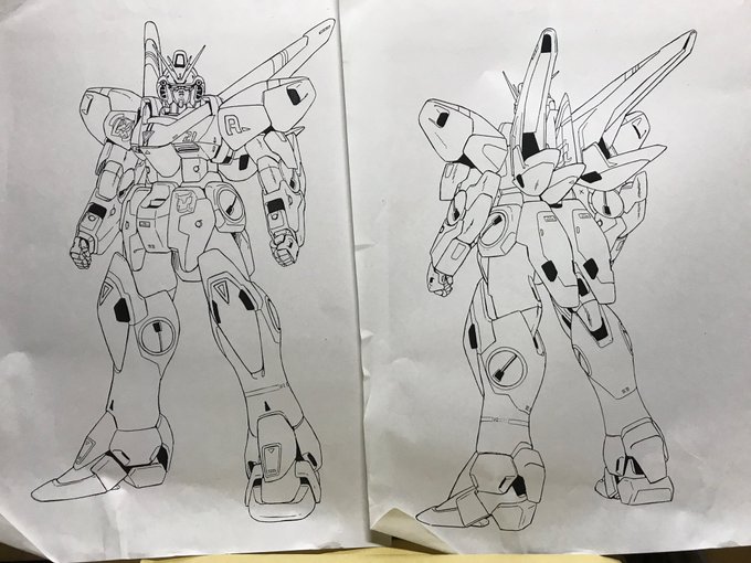 Vガンダムではガンプラのマーキングのお手伝いとかさせてもらいました。 