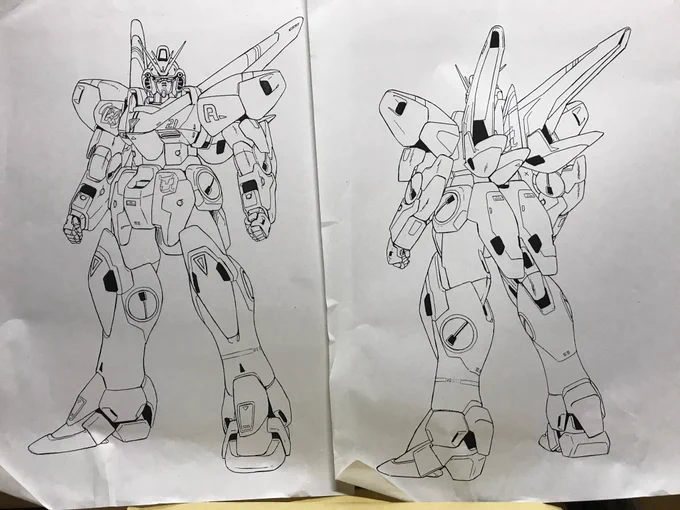Vガンダムではガンプラのマーキングのお手伝いとかさせてもらいました。 