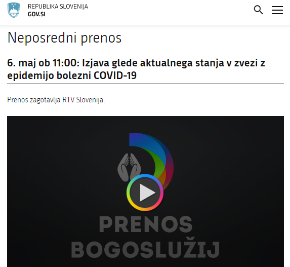 vanfranco's tweet photo. Hvala @rtvslo, ker nam na vladni strani (https://t.co/RaxNKyKCfr) omogočate "prenos bogoslužij".
Sicer čakam rezultate raziskave, lahko pa do takrat tudi molim. Amen.
#psmtr https://t.co/wKYip6l15v