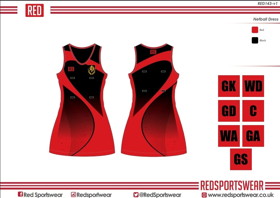 RedSportswear's tweet photo. ‼️Kit drop‼️
Look at this new netball design for St Marks Hall for the new year!
We absolutely love it! .
If your school team want to come back with a bang send us a message and we can start designing.
.
#squad #netballislife #netballfamily #netballkit #WednesdayWisdom #lockdown https://t.co/MlDllU3wGC
