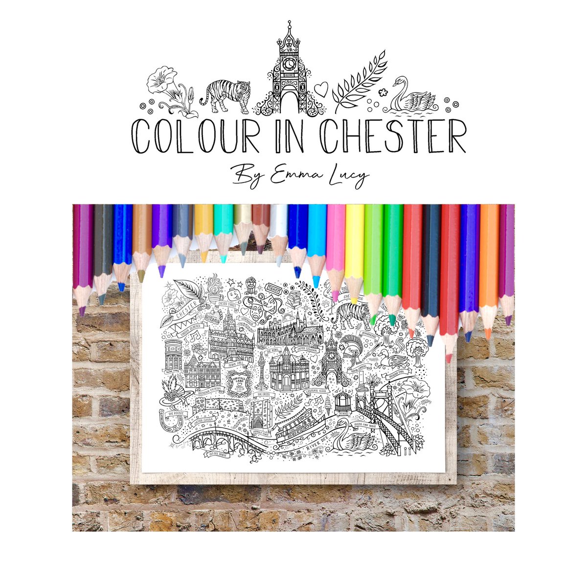 EmmaLucyArt's tweet image. I&apos;ve created a Chester themed colouring sheet inspired by our amazing city! ❤️

Simply follow the link below to download the full image for FREE and colour in Chester 🎨 emmalucyillustration.com/blog/colour-in…

🌈 Stay safe and be kind #chester #cheshire #colouring #creativity #KeepCrafting