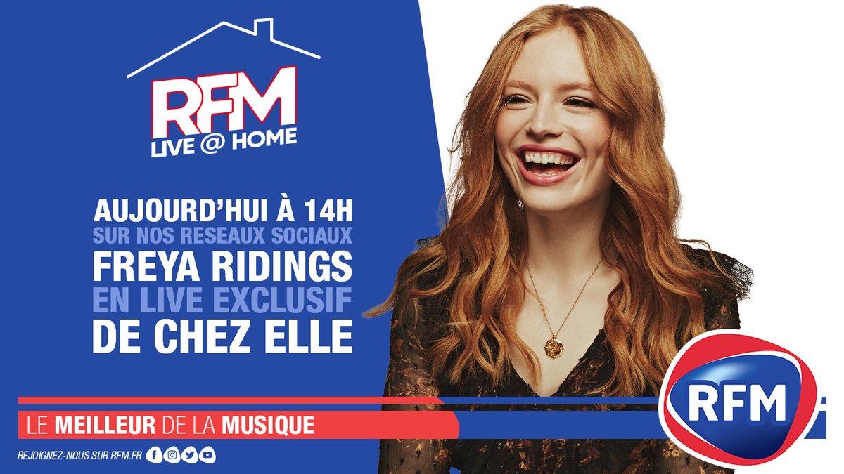 RFMFrance's tweet photo. [#RFMLiveAtHome] 🏠 Direction #Londres aujourd'hui pour un #LiveExclusif de @FreyaRidings en direct de #ChezElle! 🎶🎹 #RestezConnectésChezVous avec le #MeilleurDeLaMusique https://t.co/3fKhf2CveO