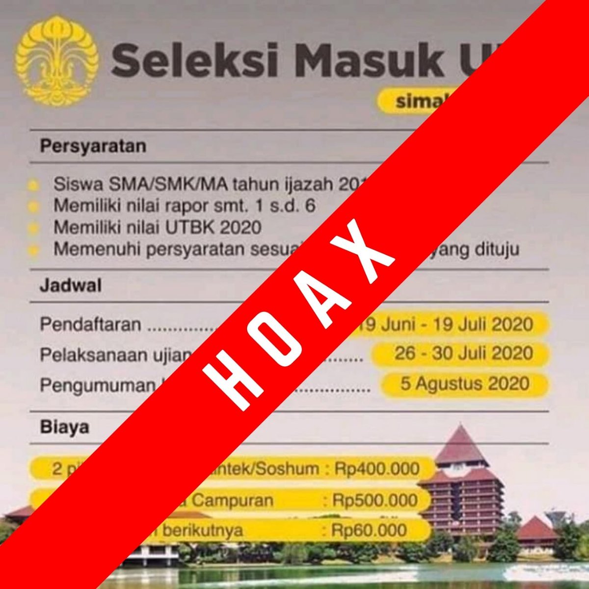 Sbmptn Vs Simak Ui / Pendaftaran Kuliah Di Universitas