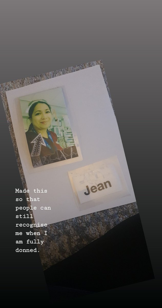 Voice_Jean's tweet photo. Taped on my hazmat suit. https://t.co/wHh8VWfcx2
