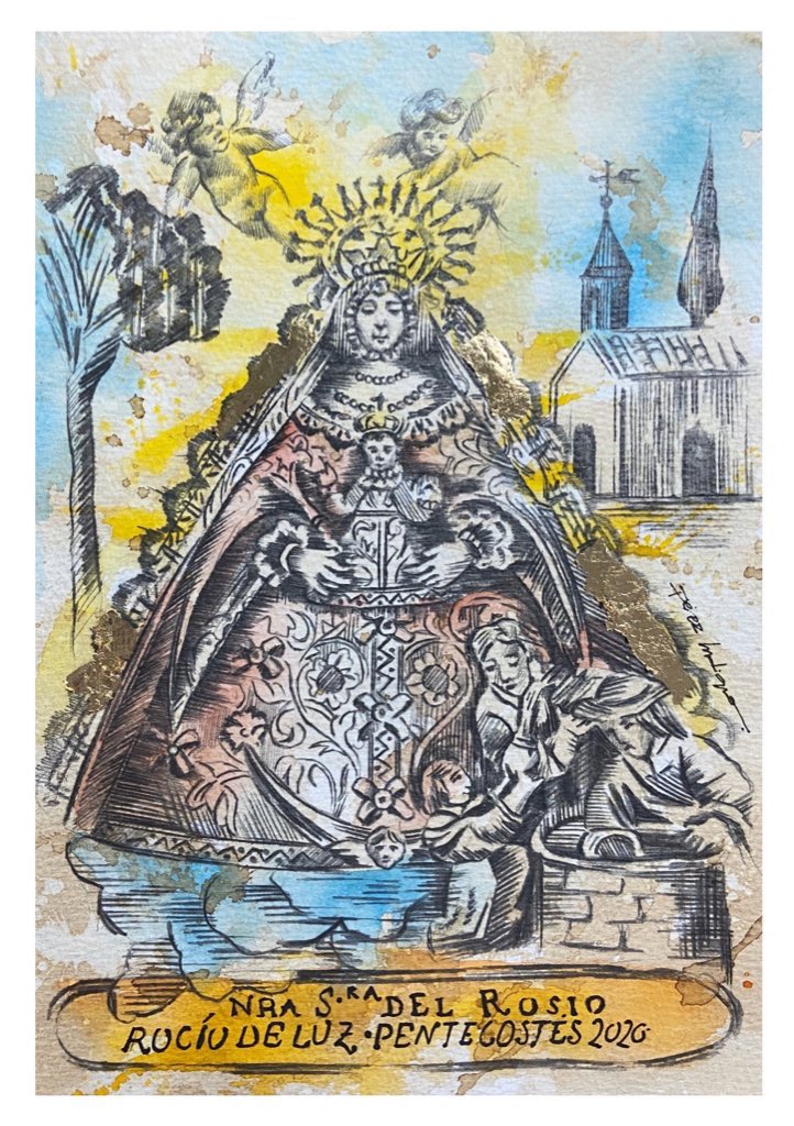 #ArteYLiteratura | Nuestra Señora, María Santísima del Rocío, en el recuerdo de los tiempos de antaño según <a href="/perezindiano/">J.T Pérez Indiano</a>.

<a href="/elrachear/">Rachear Costalero</a>