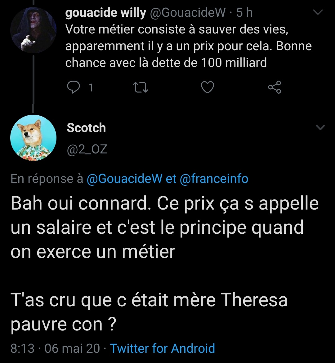 C'est ma manière d applaudir le personnel soignant 👏