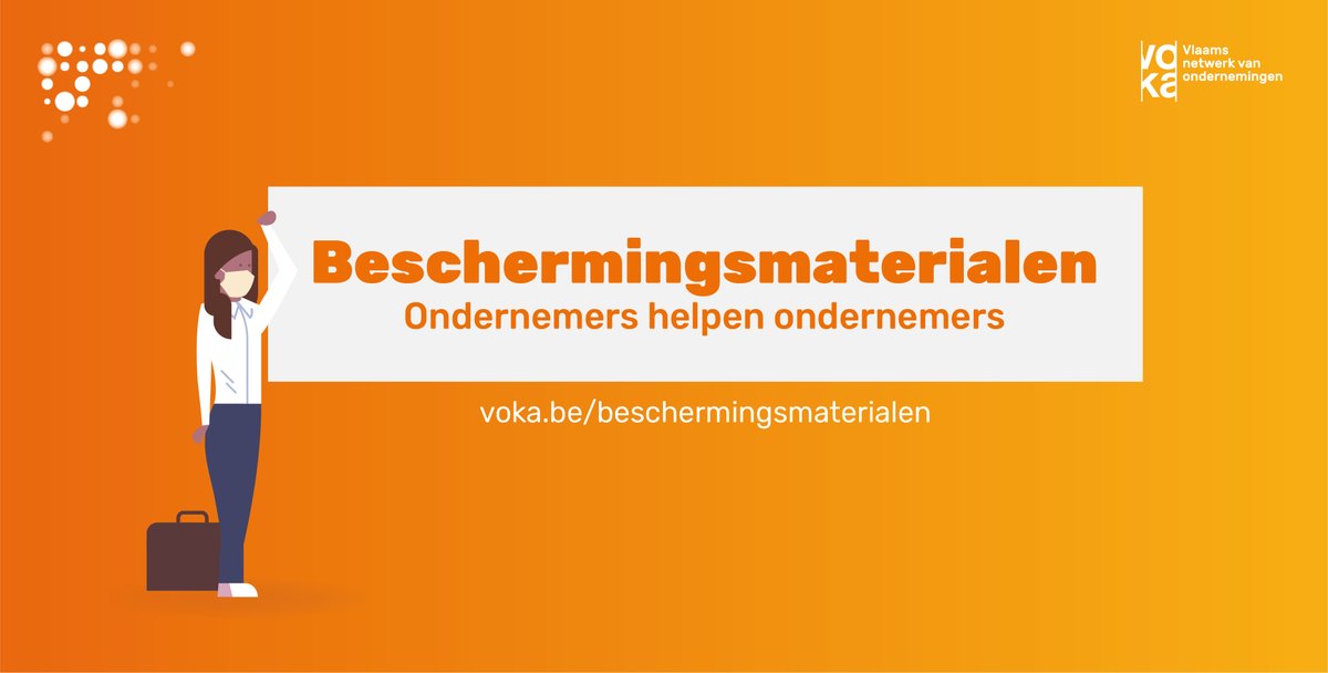 Je bedrijf mag en kan weer aan de slag, maar je hebt nog aanzienlijke hoeveelheden mondmaskers nodig? Voka to the rescue! #samendoorgaan

We brengen onze leden in contact met aanbieders van mondmaskers en zetten alle essentiële info op een rij.
Check voka.be/beschermingsma…
