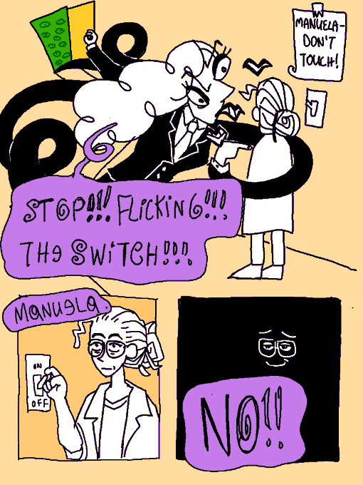is manuela still stuck in the hallway.   i wonder how that's going for her.  pretty good i'm guessing #MagnusPod 