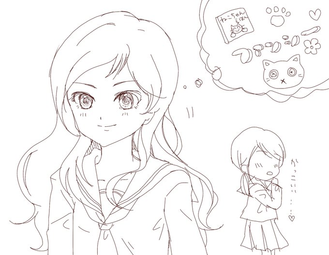 「憧れの北沢先輩…今日機嫌良さそうだなー」
#北沢志保 