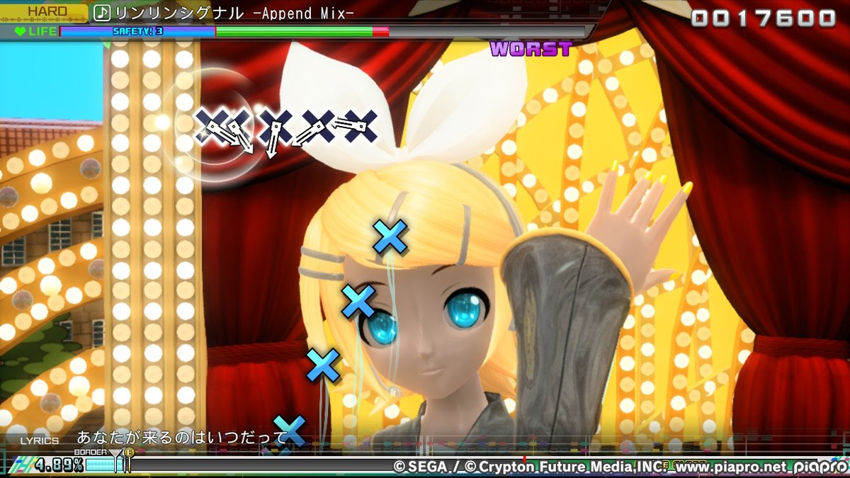 Hironii12's tweet photo. 初音ミク Project DIVA MEGA39'sは、のんびりやっていく事にします。
ちょっと顔色悪いときがあるみたいですけど( ̄▽ ̄)
#ProjectDIVAMEGA39
#初音ミク #鏡音リン #鏡音レン https://t.co/vH5sIvvlhp