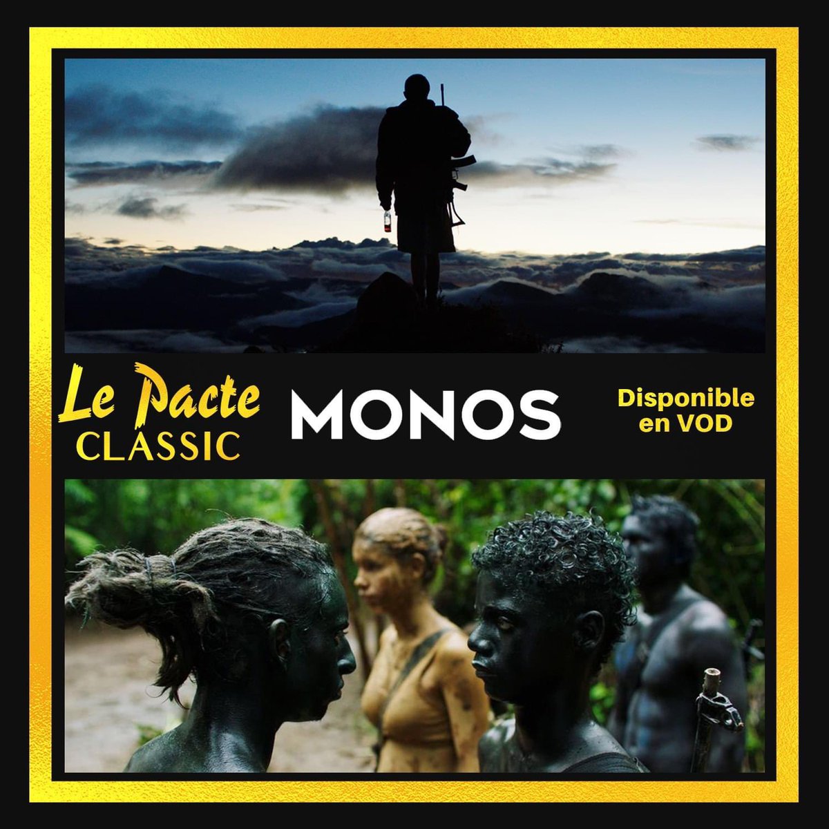 JOUR 52.Dès maintenant en VOD, découvrez la pépite  #Monos d'Alejandro Landes. Dans les montagnes colombiennes, des adolescents sont chargés de surveiller une otage américaine (Julianne Nicholson).  #LePacteClassic  #ConfinementJour51Disponible en VOD   https://bit.ly/LP_Monos 