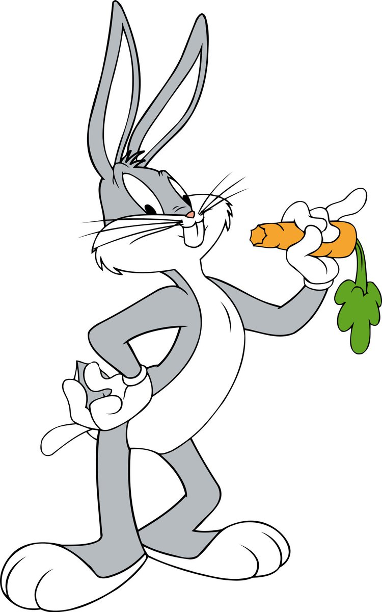 キャラクター図鑑 ルーニーテューンズ Looney Tunes バックスバニー Bugs Bunny にぃーん どったのー せんせー What S Up Doc