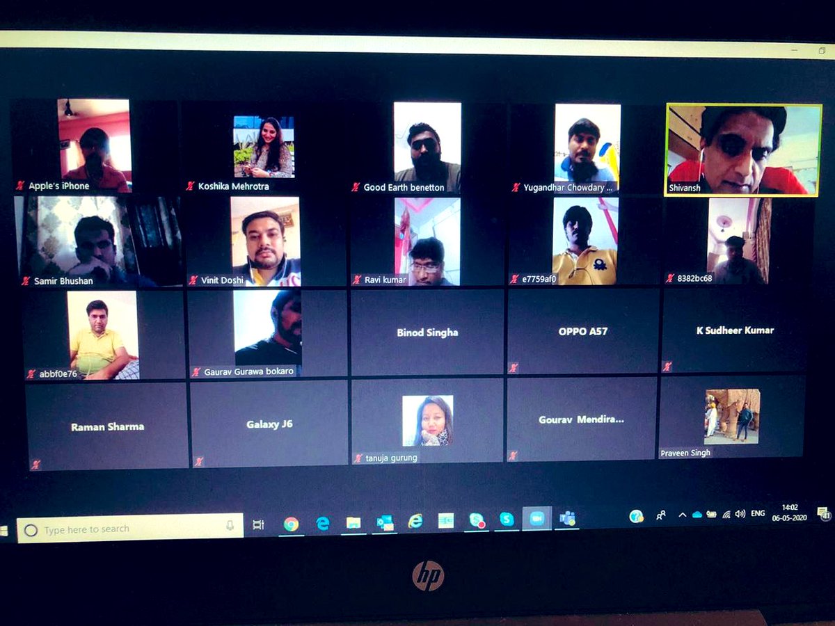 s_chugh's tweet photo. In conversation with my whole sale store managers today and I must say that their determination keeps me going! They aren't just managers, they are CEOs to each of the Benetton stores. I am extremely grateful to have such an awesome team!🙏🏼😃

#SocialDistancing #TeamBenetton https://t.co/ct7OUmT4bN
