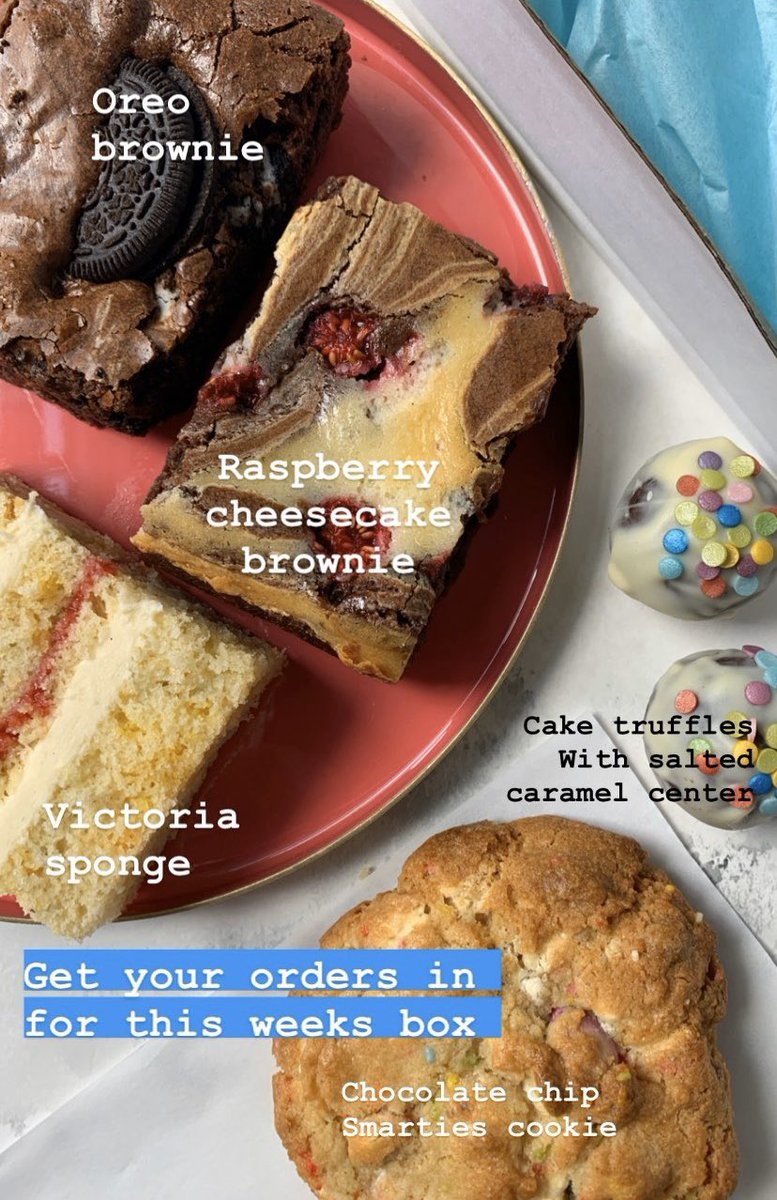 This weeks cake box is ready to order, delivering will be Friday. ⬇️⬇️⬇️⬇️⬇️⬇️⬇️⬇️