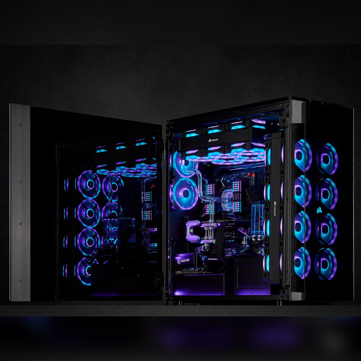 CORSAIR_JP's tweet photo. GW最終日、いかがお過ごしでしょうか？ こんな経済状況じゃ、連休に自作なんて言ってられませんが、はやいところ新型コロナが落ち着いて、こんなPC組たいですよね？ｗｗ https://t.co/74Da8Z9MvX