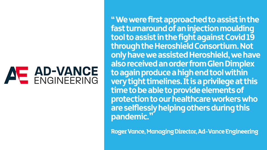 InvestNI's tweet photo. Lisburn based Precision Engineering firm Ad-Vance Engineering is rising to the challenge of #COVID19. Read more in Part 2 of our feature >>https://t.co/71sT0aDDTK https://t.co/RZWAWR4fpw