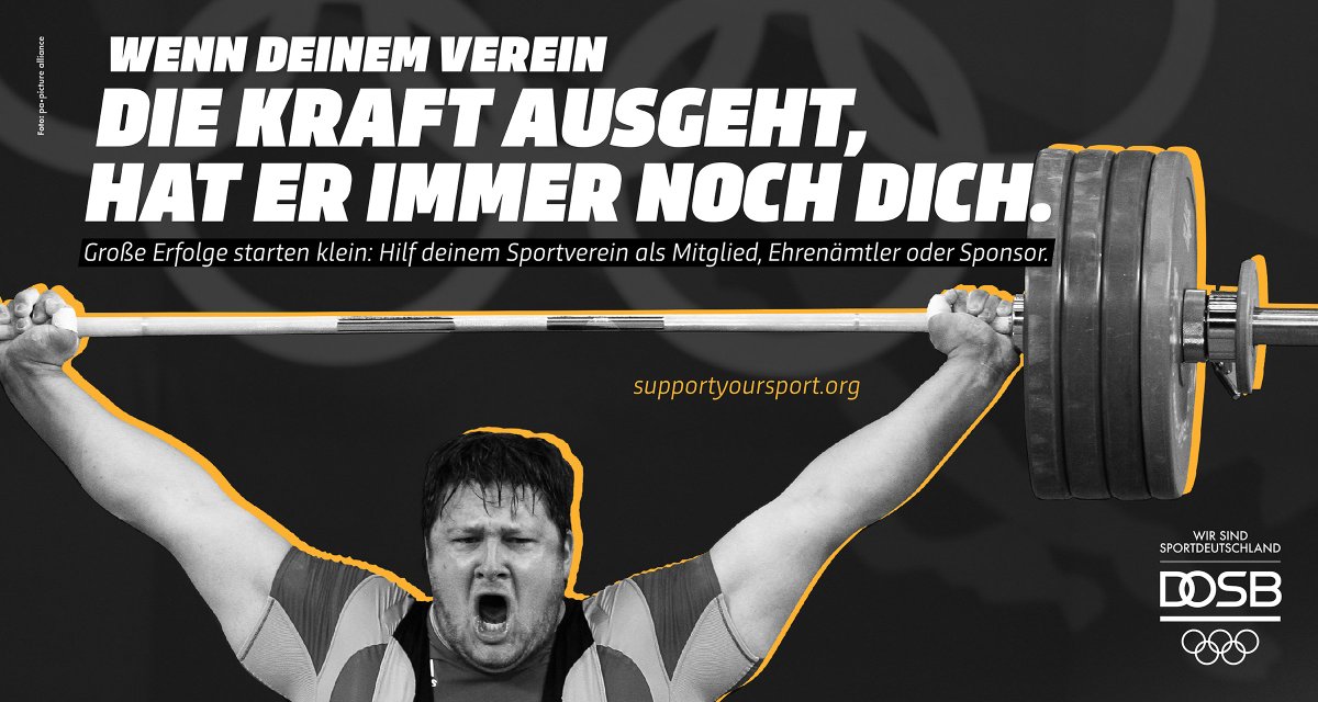 Große Erfolge starten klein. Die Vereine sind das Herz von Sportdeutschland und brauchen gerade jetzt Deine Unterstützung. ➡️supportyoursport.org
_____
#Sportdeutschland #SupportYourSport