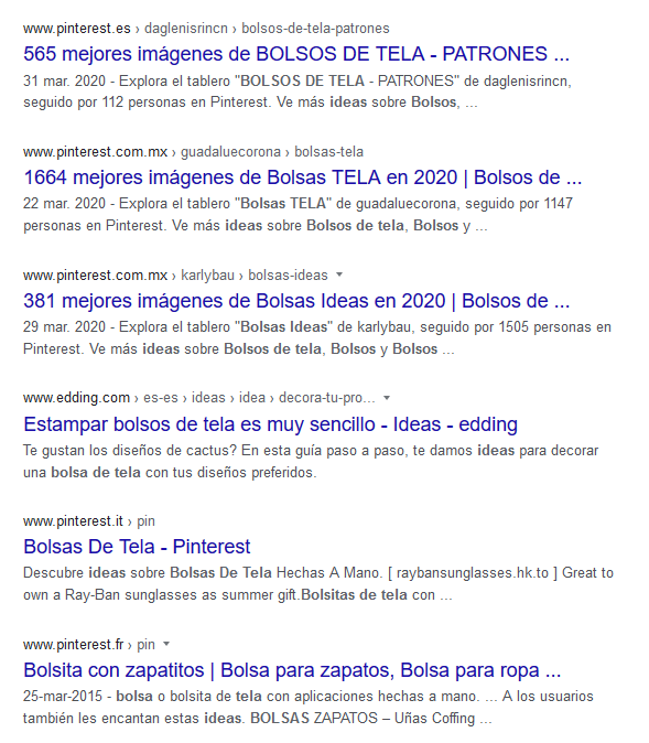 MapacheSEO's tweet photo. Que vale que salga Pinterest.... pero que esté dando resultados del .mx .fr .es incluso .it me parece que es más un BUG que un UPDATE de Google.
#May2020Coreupdate https://t.co/cRlGj8AXYU
