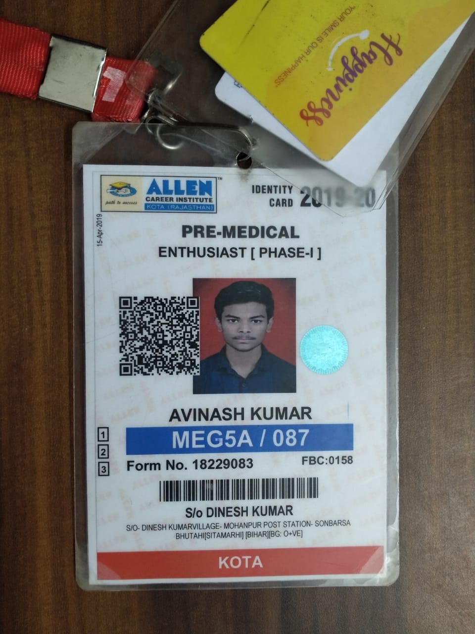 Allen Id Card